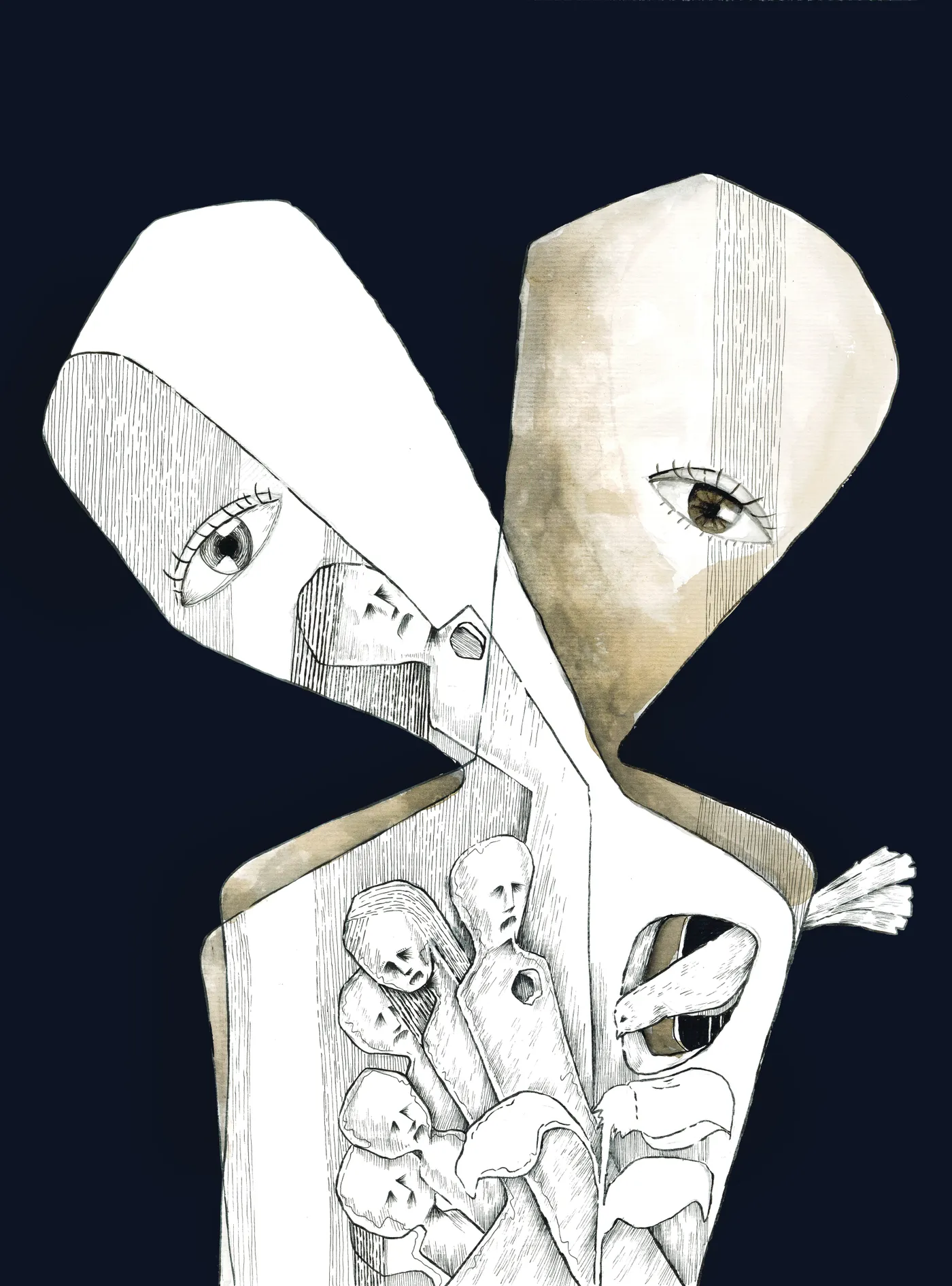 Painting by Mohammad Sabaaneh